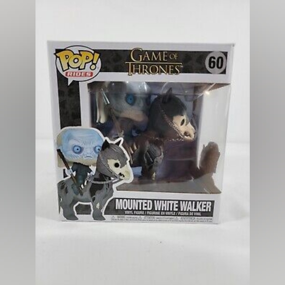 Funko Pop! Game Of Thrones- Mounted White Walker #60 Minor Box Damage - Picture 1 of 6